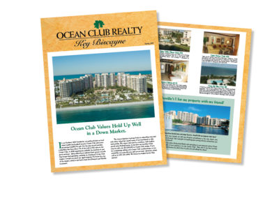 Ocean Club Realty Newsletter