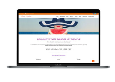 Taste Paradise Website